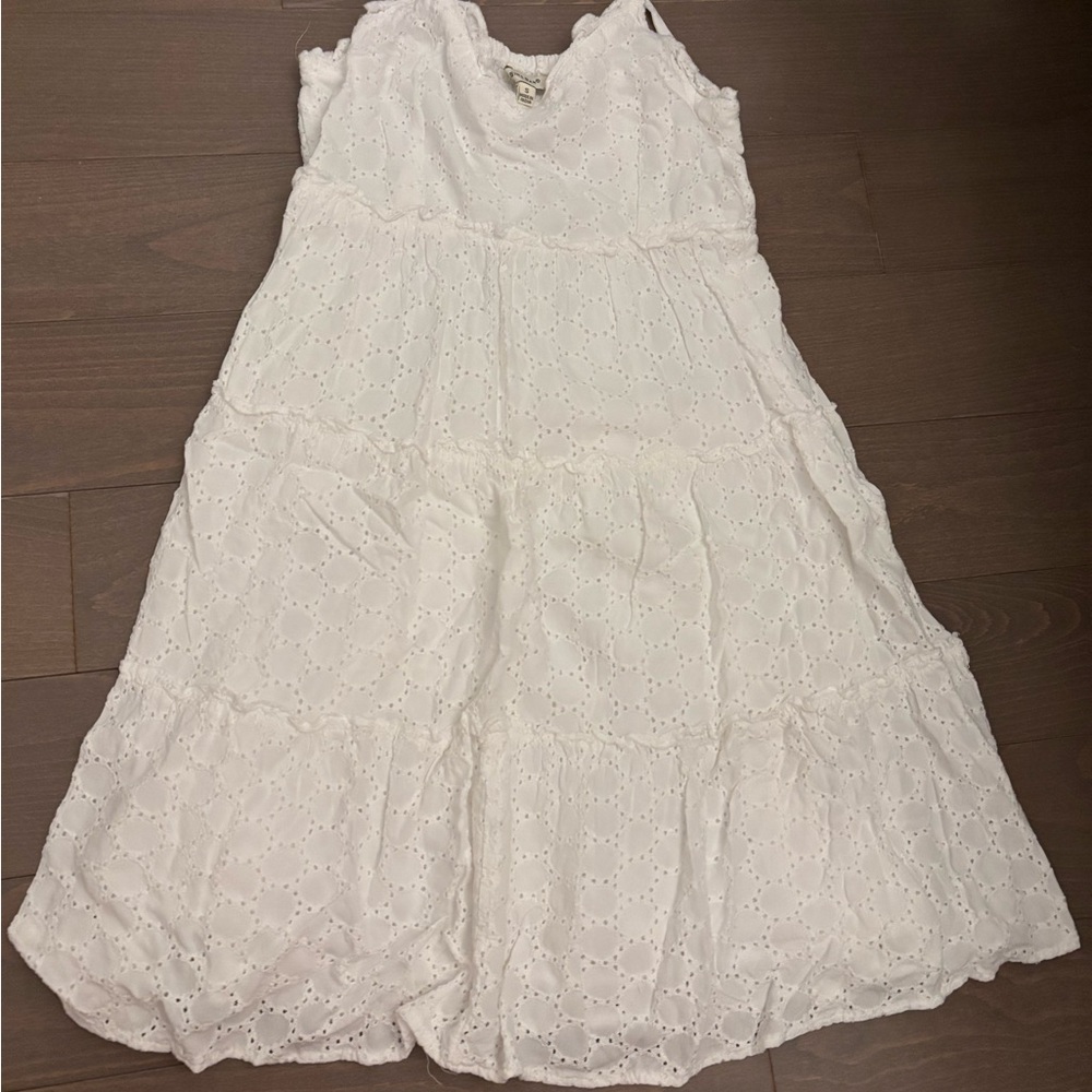 White Eyelet Dress